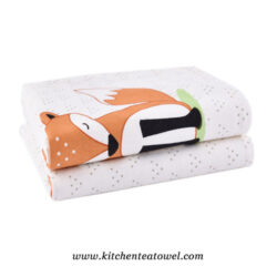 Cotton Plain Weave Screen Printed Tea Towels