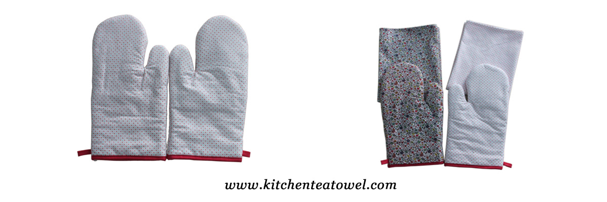 Fashionable Patterns Custom cotton Oven Mitts