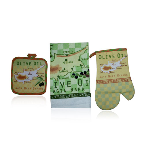 55%linen 45%cotton Kitchen set (kitchen towel ,table cloth ,kitchen apron ) was ready for delivery to ship for Germany01 kitchen towel ,table cloth ,kitchen apron